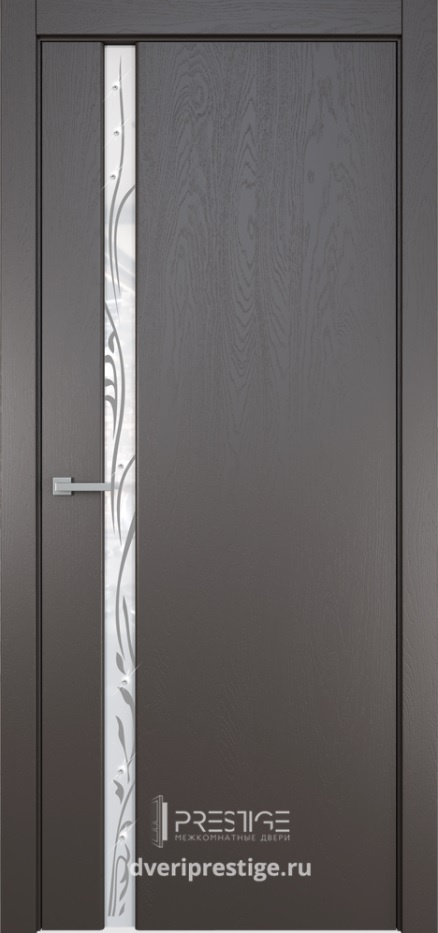 Prestige Межкомнатная дверь Стиль 1 с худ.рис. со стразами ДО, арт. 12162 - фото №1