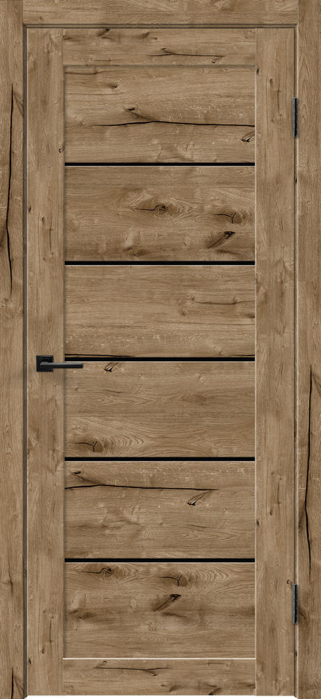 VellDoris Межкомнатная дверь Linea 1 черное, арт. 28538 - фото №1